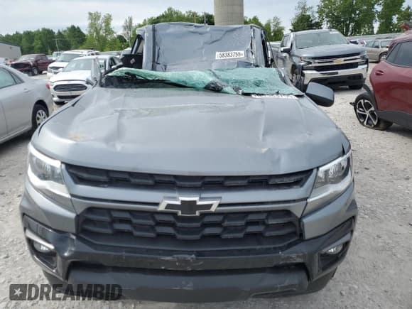 ✅ 2021 Chevrolet Colorado 4WD LT • VIN: 1GCGTCENXM1131724 • Lot: 58383755. Listed on Copart with Not provided. Free auction sales archive from the USA and detailed vehicle history report at DreamBid. Image 5.