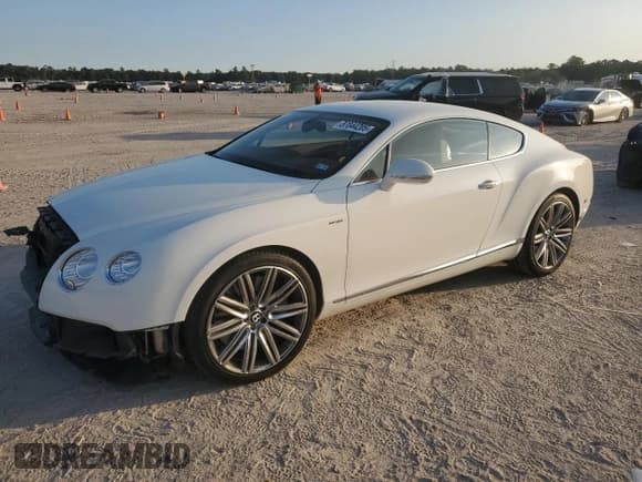 ✅ 2014 Bentley Continental GT • VIN: SCBFC7ZA8EC095924 • Lot: 87044205. Listed on Copart with 23,003 mi. Free auction sales archive from the USA and detailed vehicle history report at DreamBid. Image 1.