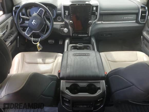 2024 Ram 1500 Limited with VIN 1C6SRFHT4RN138289, listed as a Copart auction lot 61088415 with 40,442 mi miles and Salvage title. Bid and sale history available at DreamBid. Image 8.