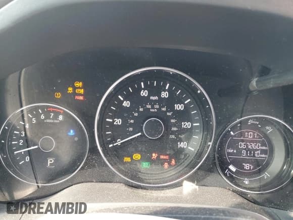 ✅ 2022 Honda HR-V LX • VIN: 3CZRU5H37NM725097 • Лот: 91469595. Опубликован ранее на Copart с пробегом 67 260 миль. Бесплатный доступ к архиву аукционных продаж из США и подробный отчёт об истории автомобиля на DreamBid. Изображение 9.