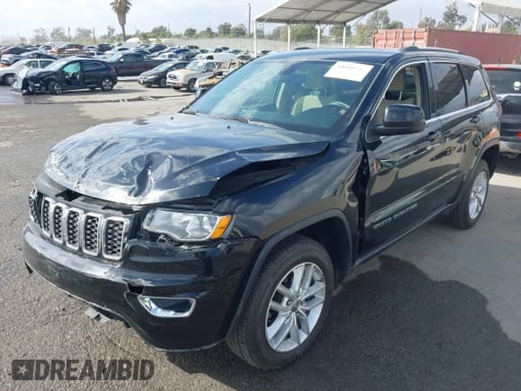 ✅ 2017 Jeep Grand Cherokee Laredo • VIN: 1C4RJEAG1HC780369 • Lot: 43441726. Listed on IAAI with 158,334 mi. Free auction sales archive from the USA and detailed vehicle history report at DreamBid. Image 2.