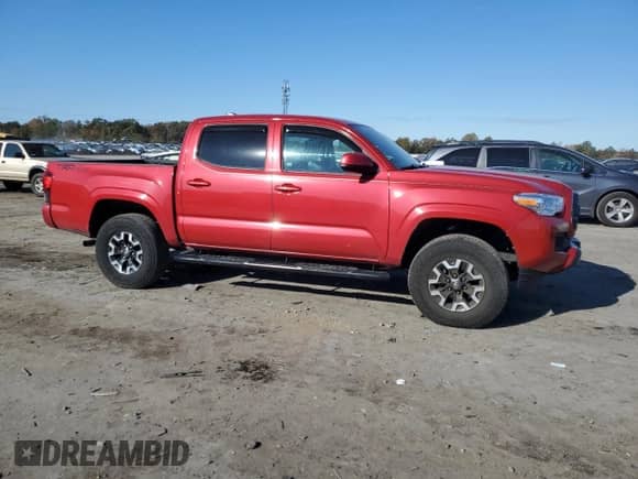 2022 Toyota Tacoma SR with VIN 3TMCZ5ANXNM470356, listed as a Copart auction lot 82718045 with 37,525 mi miles and Salvage title. Bid and sale history available at DreamBid. Image 4.