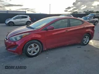 ✅ 2015 Hyundai Elantra SE • VIN: 5NPDH4AE7FH554837 • Lot: 96546255. Listed on Copart with 119,732 mi. Free auction sales archive from the USA and detailed vehicle history report at DreamBid. Image 1.