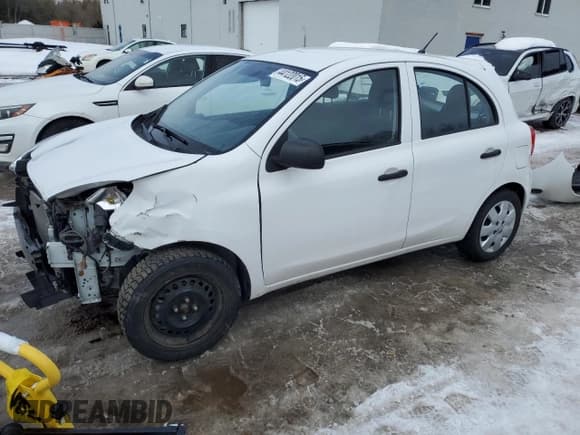 ✅ 2015 Nissan Micra S • VIN: 3N1CK3CP5FL234439 • Лот: 44122015. Опубликован ранее на Copart с пробегом 27 627 миль. Бесплатный доступ к архиву аукционных продаж из США и подробный отчёт об истории автомобиля на DreamBid. Изображение 1.