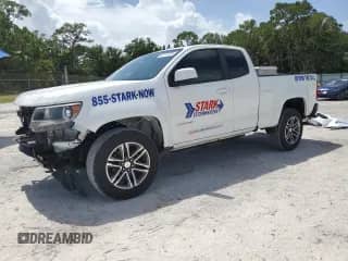 2020 Chevrolet Colorado 2WD Work Truck with VIN 1GCHSBEA1L1246581, listed as a Copart auction lot 60118785 with 78,322 mi miles and Salvage title. Bid and sale history available at DreamBid. Image 1.