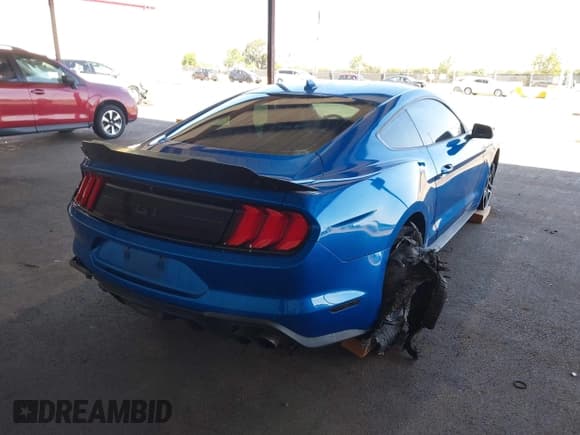 ✅ 2021 Ford Mustang GT • VIN: 1FA6P8CFXM5101257 • Lot: 42207879. Listed on IAAI with 37,036 mi. Free auction sales archive from the USA and detailed vehicle history report at DreamBid. Image 4.