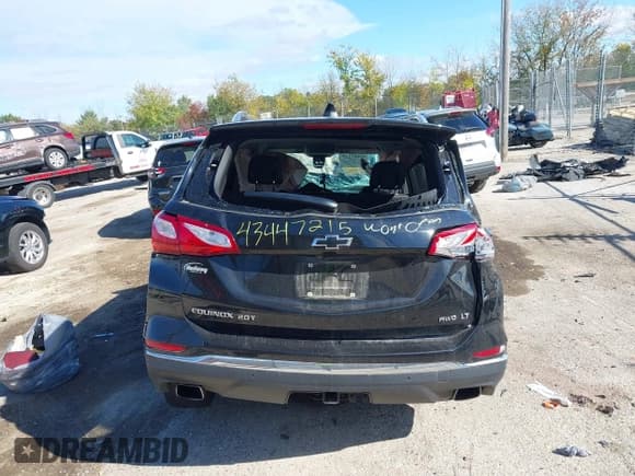 ✅ 2020 Chevrolet Equinox LT • VIN: 2GNAXVEX2L6140539 • Lot: 43447215. Listed on IAAI with 125,058 mi. Free auction sales archive from the USA and detailed vehicle history report at DreamBid. Image 16.