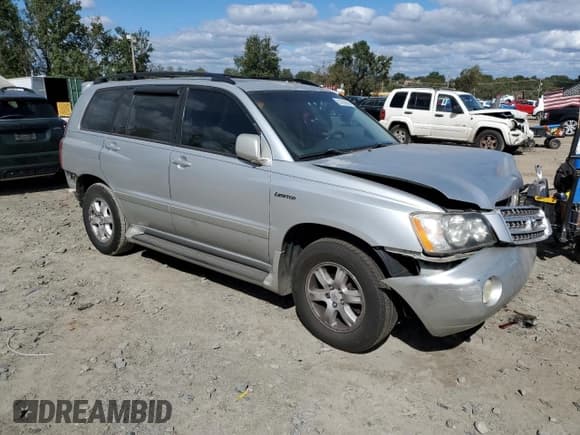 ✅ 2003 Toyota Highlander Limited • VIN: JTEGF21A030074387 • Lot: 85708945. Listed on Copart with 213,690 mi. Free auction sales archive from the USA and detailed vehicle history report at DreamBid. Image 4.
