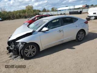 2017 Hyundai Elantra SE with VIN 5NPD84LF9HH178182, listed as a Copart auction lot 85500285 with 107,002 mi miles and Salvage title. Bid and sale history available at DreamBid. Image 1.