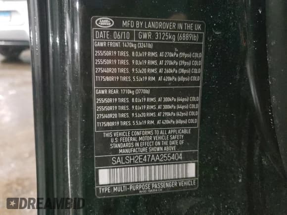 ✅ 2010 Land Rover Range Rover Sport SC • VIN: SALSH2E47AA255404 • Lot: 45576645. Wystawiony na Copart z przebiegiem 125 828 mil. Bezpłatny archiwum sprzedaży aukcyjnych z USA i szczegółowy raport historii pojazdu na DreamBid. Zdjęcie 13.