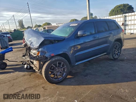 ✅ 2020 Jeep Grand Cherokee High Altitude • VIN: 1C4RJECG5LC219999 • Lot: 95026655. Listed on Copart with 81,459 mi. Free auction sales archive from the USA and detailed vehicle history report at DreamBid. Image 1.