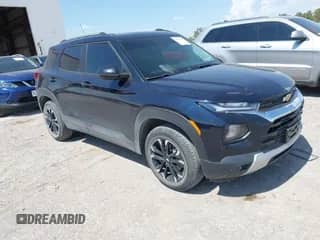 2021 Chevrolet TrailBlazer LT with VIN KL79MPSL5MB148857, listed as a IAAI auction lot 42747160 with 28,012 mi miles and . Bid and sale history available at DreamBid. Image 1.