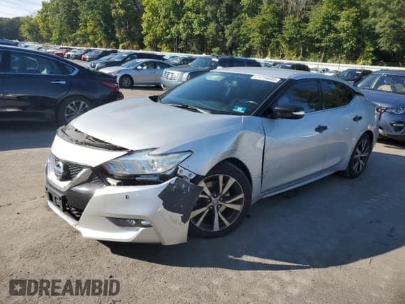 ✅ 2017 Nissan Maxima S • VIN: 1N4AA6AP8HC391771 • Lot: 71714445. Listed on Copart with 118,257 mi. Free auction sales archive from the USA and detailed vehicle history report at DreamBid. Image 1.