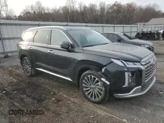 ✅ 2023 Hyundai Palisade Calligraphy • VIN: KM8R7DGE9PU640959 • Лот: 80472784. Опубликован ранее на Copart с пробегом 15 218 миль. Бесплатный доступ к архиву аукционных продаж из США и подробный отчёт об истории автомобиля на DreamBid. Изображение 4.