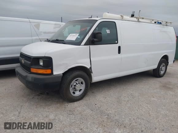 ✅ 2014 Chevrolet Express Cargo • VIN: 1GCWGGCA9E1127477 • Лот: 43772623. Опубликован ранее на IAAI с пробегом 281 444 миль. Бесплатный доступ к архиву аукционных продаж из США и подробный отчёт об истории автомобиля на DreamBid. Изображение 2.
