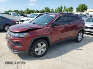2022 Jeep Compass Altitude с VIN 3C4NJCBB1NT140152, выставлен на аукционе Copart как лот 63710165 с пробегом 51 256 миль миль и Чистый • Clean title. История ставок и продаж доступна на DreamBid. Изображение 1.