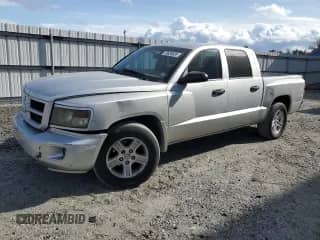 2009 Dodge Dakota Bighorn/Lonestar with VIN 1D7HE38K69S782887, listed as a Copart auction lot 75825924 with 221,134 mi miles and Salvage title. Bid and sale history available at DreamBid. Image 1.