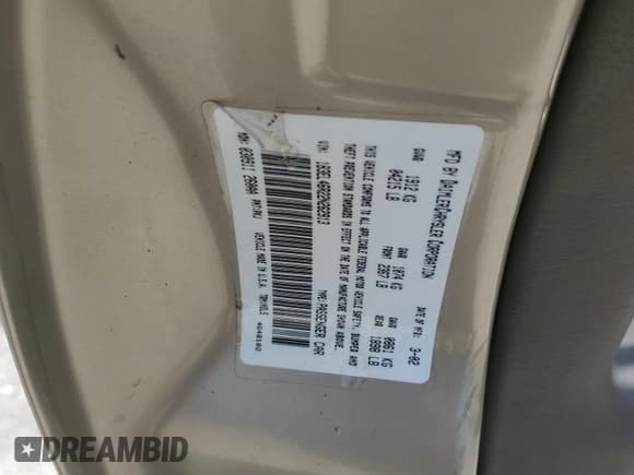 ✅ 2002 Dodge Stratus SXT • VIN: 1B3EL46R22N262913 • Lot: 65533925. Wystawiony na Copart z przebiegiem Nie podano. Bezpłatny archiwum sprzedaży aukcyjnych z USA i szczegółowy raport historii pojazdu na DreamBid. Zdjęcie 12.