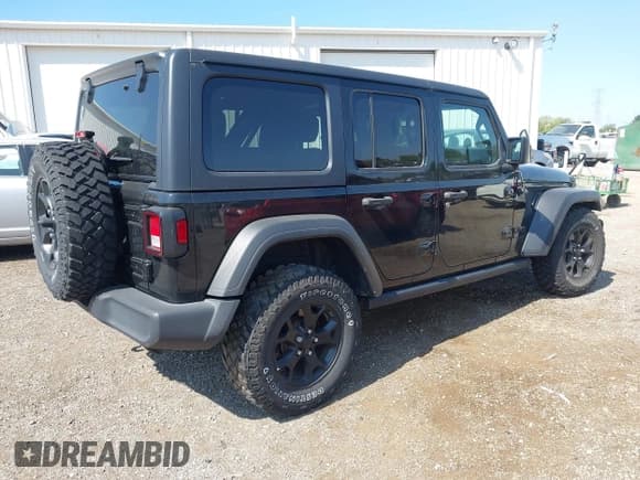 ✅ 2021 Jeep Wrangler Unlimited 80th Anniversary • VIN: 1C4HJXDN1MW648786 • Lot: 43168980. Listed on IAAI with 55,011 mi. Free auction sales archive from the USA and detailed vehicle history report at DreamBid. Image 4.
