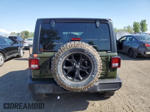 ✅ 2023 Jeep Wrangler Willys • VIN: 1C4HJXDN4PW519963 • Lot: 70849545. Listed on Copart with 78,396 mi. Free auction sales archive from the USA and detailed vehicle history report at DreamBid. Image 6.