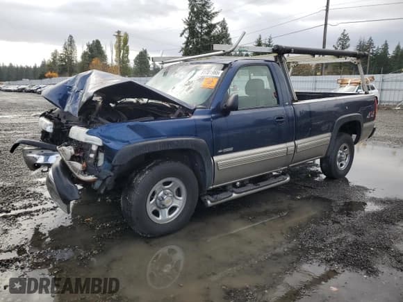 ✅ 1999 Chevrolet Silverado 1500 Work Truck • VIN: 1GCEK14V0XE111558 • Лот: 91701965. Опубликован ранее на Copart с пробегом Не указан. Бесплатный доступ к архиву аукционных продаж из США и подробный отчёт об истории автомобиля на DreamBid. Изображение 1.