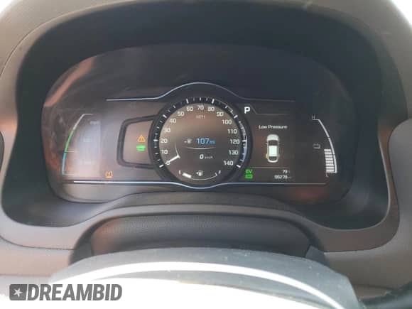 2017 Hyundai Ioniq SEL с VIN KMHC75LC6HU031572, выставлен на аукционе Copart как лот 49340214 с пробегом 99 278 миль миль и Списание • Salvage title. История ставок и продаж доступна на DreamBid. Изображение 9.