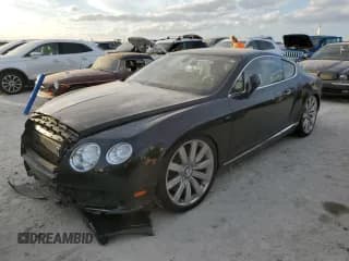 ✅ 2013 Bentley Continental GT • VIN: SCBFT7ZA4DC083123 • Lot: 75113674. Listed on Copart with Not provided. Free auction sales archive from the USA and detailed vehicle history report at DreamBid. Image 1.