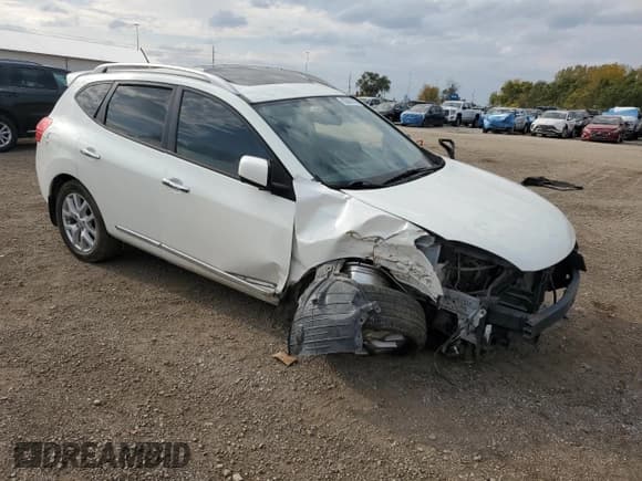 ✅ 2013 Nissan Rogue SL • VIN: JN8AS5MV3DW629227 • Lot: 82561445. Listed on Copart with Not provided. Free auction sales archive from the USA and detailed vehicle history report at DreamBid. Image 4.