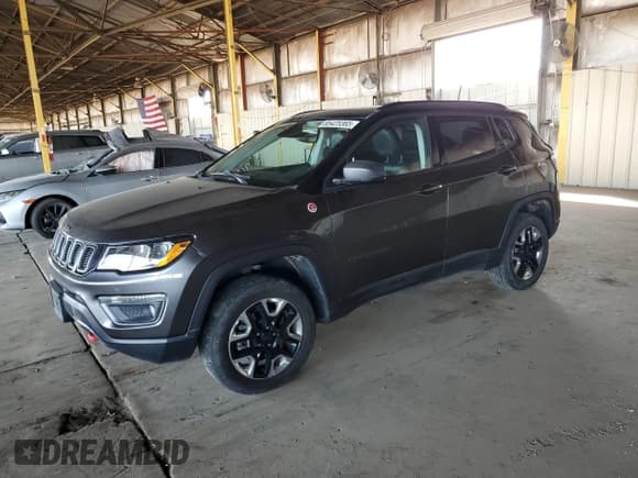 ✅ 2017 Jeep Compass Trailhawk • VIN: 3C4NJDDB4HT606972 • Lot: 85425365. Listed on Copart with 144,783 mi. Free auction sales archive from the USA and detailed vehicle history report at DreamBid. Image 1.
