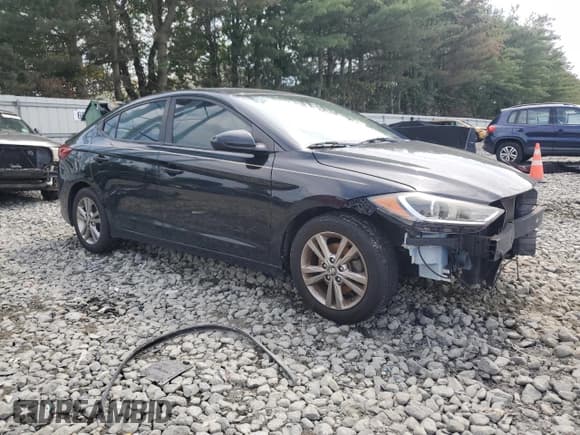 ✅ 2017 Hyundai Elantra SE • VIN: KMHD84LF3HU406016 • Lot: 68861155. Listed on Copart with 78,235 mi. Free auction sales archive from the USA and detailed vehicle history report at DreamBid. Image 4.