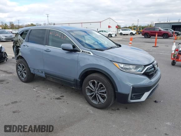 ✅ 2021 Honda CR-V EX-L • VIN: 7FARW2H87ME016655 • Lot: 43536339. Wystawiony na IAAI z przebiegiem 30 182 mil. Bezpłatny archiwum sprzedaży aukcyjnych z USA i szczegółowy raport historii pojazdu na DreamBid. Zdjęcie 1.