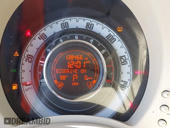 ✅ 2012 FIAT 500 Pop • VIN: 3C3CFFAR2CT201082 • Лот: 42482425. Опубликован ранее на IAAI с пробегом 138 466 миль. Бесплатный доступ к архиву аукционных продаж из США и подробный отчёт об истории автомобиля на DreamBid. Изображение 7.