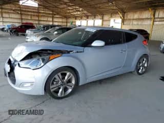 2017 Hyundai Veloster z VIN KMHTC6AD9HU320779, wystawiony jako Copart lot #70753795 z przebiegiem 56 012 mil mil oraz Szkoda całkowita • Salvage title. Historia ofert i sprzedaży dostępna na DreamBid. Obrazek 1.