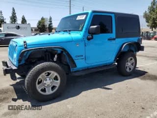 ✅ 2018 Jeep Wrangler Willys Wheeler W • VIN: 1C4AJWAG3JL818662 • Lot: 62767825. Listed on Copart with 84,584 mi. Free auction sales archive from the USA and detailed vehicle history report at DreamBid. Image 1.