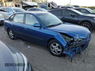 2006 Hyundai Elantra GLS z VIN KMHDN56DX6U182300, wystawiony jako Copart lot #81939024 z przebiegiem 75 975 mil mil oraz Nie do naprawy • Non repairable. Historia ofert i sprzedaży dostępna na DreamBid. Obrazek 4.