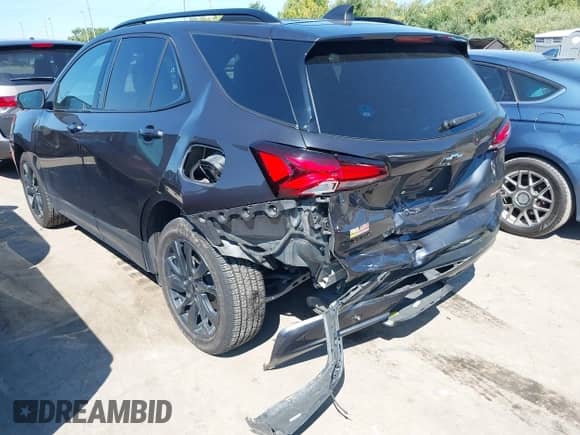 2022 Chevrolet Equinox RS с VIN 3GNAXMEVXNS153973, выставлен на аукционе IAAI как лот 43109413 с пробегом 69 755 миль миль и . История ставок и продаж доступна на DreamBid. Изображение 3.