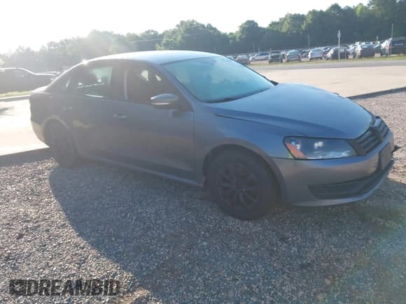✅ 2013 Volkswagen Passat S • VIN: 1VWAP7A31DC022348 • Lot: 42666484. Listed on IAAI with 174,540 mi. Free auction sales archive from the USA and detailed vehicle history report at DreamBid. Image 1.
