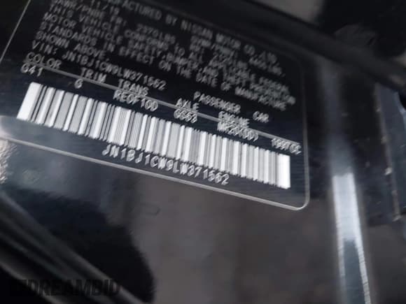 ✅ 2020 Nissan Rogue S • VIN: JN1BJ1CW9LW371562 • Lot: 43277857. Listed on IAAI with 77,110 mi. Free auction sales archive from the USA and detailed vehicle history report at DreamBid. Image 9.