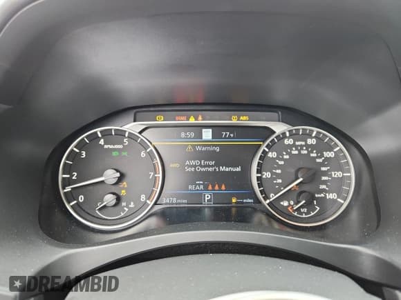 ✅ 2025 Nissan Altima SL • VIN: 1N4BL4EWXSN337601 • Lot: 64662265. Listed on Copart with 3,478 mi. Free auction sales archive from the USA and detailed vehicle history report at DreamBid. Image 9.