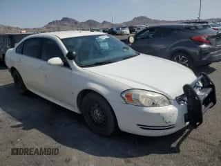 2009 Chevrolet Impala Police Police with VIN 2G1WS57M491257554, listed as a Copart auction lot 64455635 with 98,905 mi miles and Salvage title. Bid and sale history available at DreamBid. Image 4.