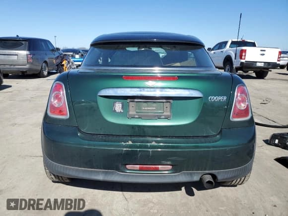 ✅ 2013 MINI Coupe • VIN: WMWSX1C52DT507629 • Lot: 46831165. Listed on Copart with Not provided. Free auction sales archive from the USA and detailed vehicle history report at DreamBid. Image 6.
