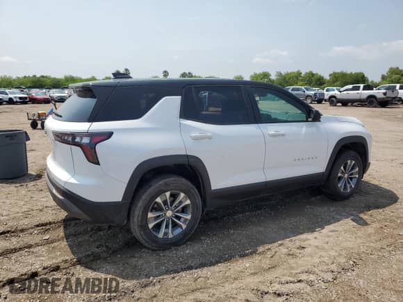 2025 Chevrolet Equinox FWD LT с VIN 3GNAXHEG3SL239706, выставлен на аукционе Copart как лот 53560985 с пробегом 4 936 миль миль и Списание • Salvage title. История ставок и продаж доступна на DreamBid. Изображение 3.