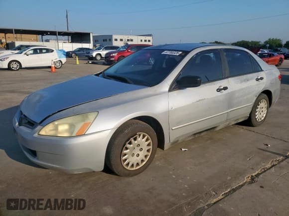 ✅ 2004 Honda Accord DX • VIN: 1HGCM55134A010345 • Lot: 67765325. Wystawiony na Copart z przebiegiem Nie podano. Bezpłatny archiwum sprzedaży aukcyjnych z USA i szczegółowy raport historii pojazdu na DreamBid. Zdjęcie 1.