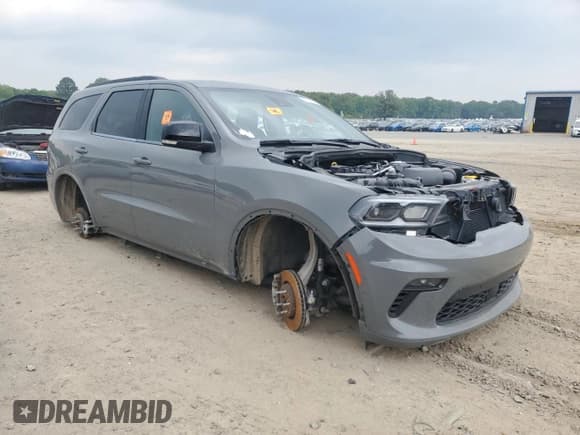 ✅ 2023 Dodge Durango GT Plus • VIN: 1C4RDJDG3PC606362 • Lot: 57281185. Listed on Copart with 20,855 mi. Free auction sales archive from the USA and detailed vehicle history report at DreamBid. Image 4.