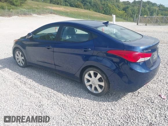 ✅ 2013 Hyundai Elantra GLS • VIN: KMHDH4AE2DU875733 • Lot: 43217340. Listed on IAAI with 165,506 mi. Free auction sales archive from the USA and detailed vehicle history report at DreamBid. Image 3.