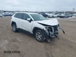 ✅ 2023 Toyota RAV4 LE • VIN: 2T3G1RFVXPC341867 • Lot: 43822785. Listed on IAAI with 141,875 mi. Free auction sales archive from the USA and detailed vehicle history report at DreamBid. Image 1.