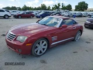 ✅ 2005 Chrysler Crossfire Limited • VIN: 1C3AN69L55X040647 • Lot: 62015805. Listed on Copart with 95,477 mi. Free auction sales archive from the USA and detailed vehicle history report at DreamBid. Image 1.