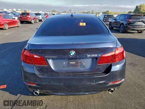 ✅ 2016 BMW 5 Series 535i • VIN: WBA5B1C57GG133401 • Lot: 95494795. Wystawiony na Copart z przebiegiem Nie podano. Bezpłatny archiwum sprzedaży aukcyjnych z USA i szczegółowy raport historii pojazdu na DreamBid. Zdjęcie 6.