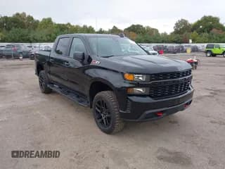 ✅ 2021 Chevrolet Silverado 1500 Custom Trail Boss • VIN: 1GCPYCEF2MZ447906 • Lot: 43489216. Listed on IAAI with 97,864 mi. Free auction sales archive from the USA and detailed vehicle history report at DreamBid. Image 1.