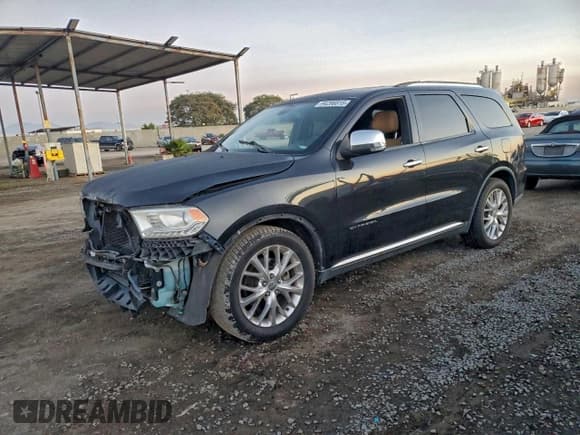 ✅ 2014 Dodge Durango Citadel • VIN: 1C4RDHEG1EC551723 • Lot: 94296815. Listed on Copart with 161,952 mi. Free auction sales archive from the USA and detailed vehicle history report at DreamBid. Image 1.